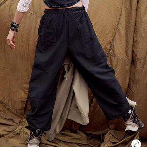 New without tags free people movement black game day baggy pants joggers